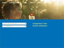 Tablet Screenshot of lungenpraxis-luzern.ch